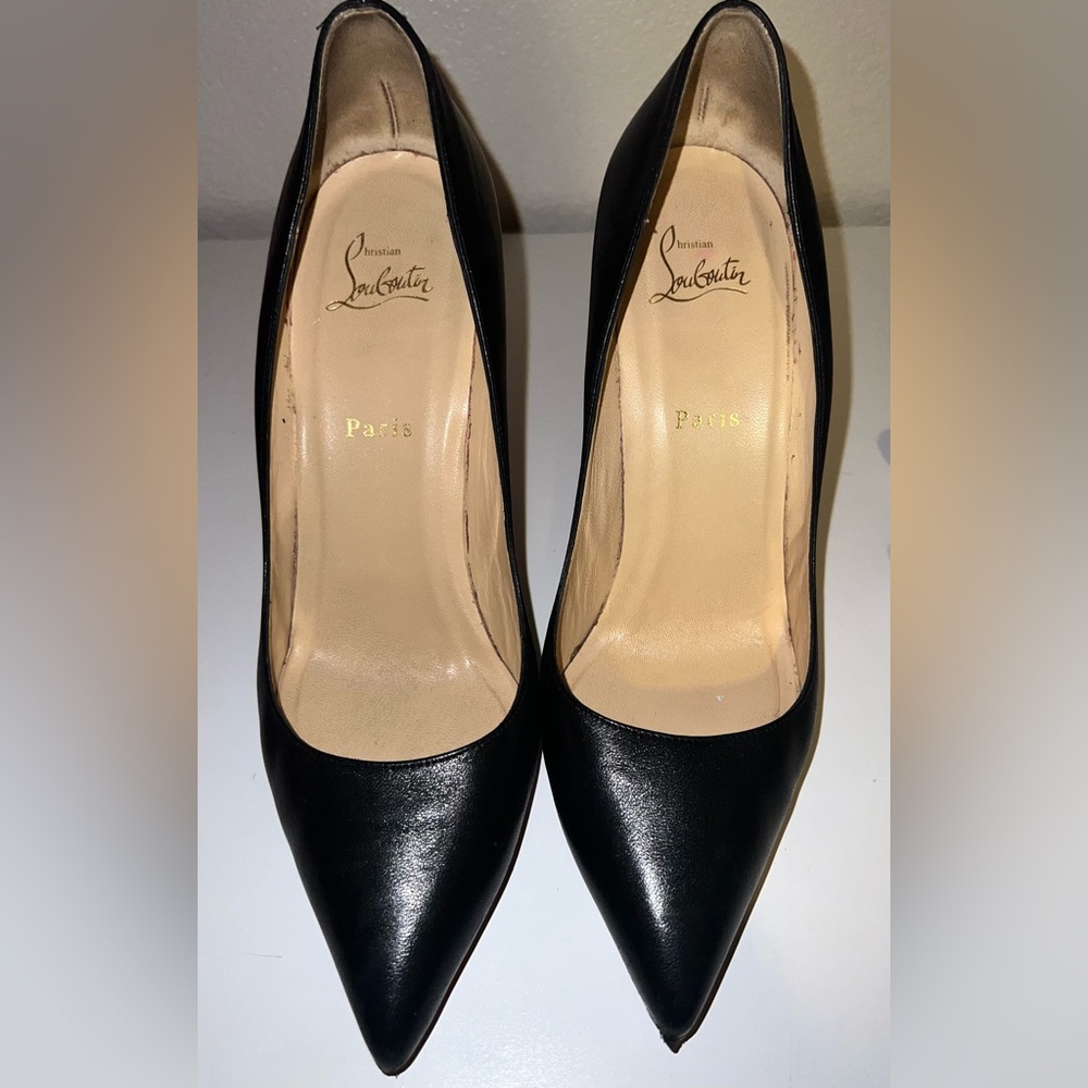 Christian Louboutin Black Leather